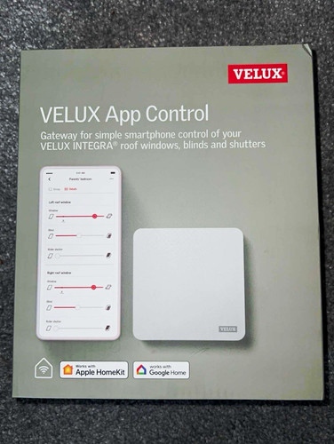 Velux app control - app, gateway