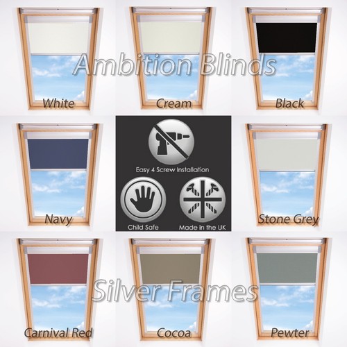 Blackout thermal roof blinds - blackout,