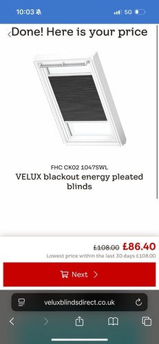 Compatible velux blackout - ,
