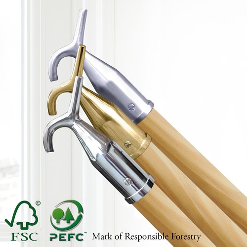Pole hook opener for sash - hook,