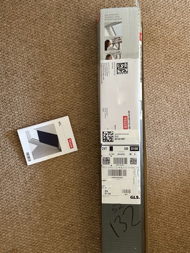 Velux roller blind white - roller,